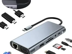 Expand your USB-C device with our 8-in-1 Type C to HDTV adapter.Get 4K HDMI,USB data ports,reliable Ethernet, card readers and Power Delivery for charging.