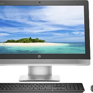 HP EliteOne 800 G3 All-in-One PC Intel Core i5 (6th Gen), 8GB RAM,500GB HDD. This 23-inch non-touch desktop boasts a DVD-RW, Wi-Fi, webcam, and HDMI.
