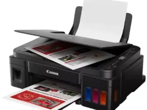 The Canon PIXMA G3410 A4 is a versatile, high-yield multifunction printer. With MegaTank refillable ink,plus wireless print, scan, and copy from anywhere.