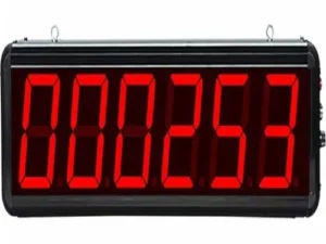 QMS Counter LED Display offers clear, high-contrast queue numbers for fast service, excellent readability, and smooth customer flow.