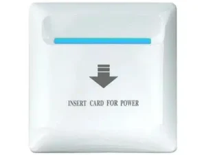 Reduce power costs with a smart hotel energy saver device, featuring RFID keycard control, efficient room energy management & seamless hotel system.