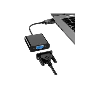 Bridge the gap between old and new displays with an HDMI to VGA Adapter.Convert digital HDMI signals to analog VGA for monitors, projectors & older screens.