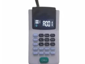 Counter Calling Pad. This keypad device helps businesses streamline customer flow,call the next ticket number & announce calls, improving service .