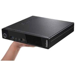 Lenovo ThinkCentre M73 Tiny Desktop Mini PC, renewed with Intel Core i5, 4GB RAM, 500GB HDD, Wndows 10 Pro. Perfect for office or home use.
