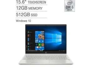 The HP Pavilion 15-cs3153cl: A 15.6" laptop with Intel Core i5, 12GB RAM,512GB SSD. Perfect for multitasking, productivity, and entertainment.