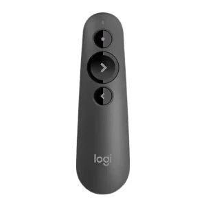 Enhance your presentations with Logitech R500s Laser Presentation Remote.Logitech PowerPoint Remote offers intuitive slide navigation.