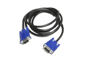 Connect older devices with a VGA Cable.Durable VGA Video Cable transmits analog video from your PC or laptop to monitors and projectors.