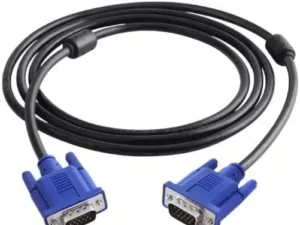 Connect older devices with a VGA Cable.Durable VGA Video Cable transmits analog video from your PC or laptop to monitors and projectors.