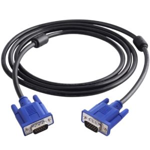 Connect older devices with a VGA Cable.Durable VGA Video Cable transmits analog video from your PC or laptop to monitors and projectors.
