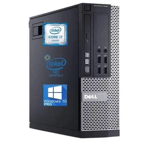 Upgrade your workspace with a refurbished Dell OptiPlex 9020 (CPU only).Intel Core i7 4th Gen,reliable performance in office/home settings.
