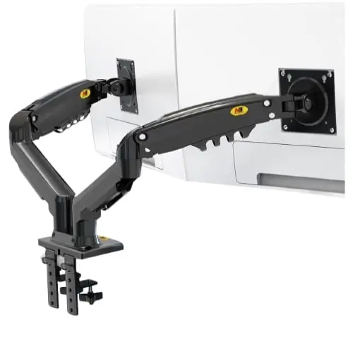 NB North Bayou Dual Monitor Stand, PC Screen Mount for 17-27 Inch Screens, Load 2-9 kg VESA 75/100 mm F160 - Image 3