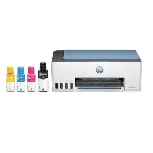 Streamline your home/small business with HP Smart Tank 580 All-in-One Printer.HP Ink Tank 580 has low-cost printing with its refillable ink tank,wireless.
