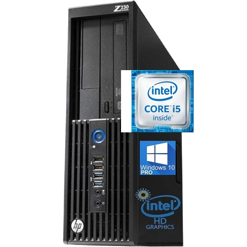 The HP Z230 Small Form Factor (SFF) is a compact workstation Intel Core i5 processor. This machine provides reliable performance in a space-saving design.