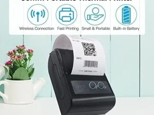 Ensure KRA eTIMS compliance on the go with a Bluetooth Portable Printer. These compact, battery-powered thermal printers connect wirelessly.