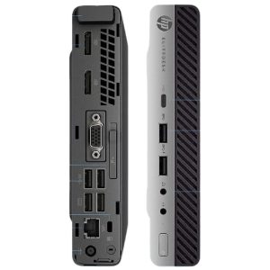 HP EliteDesk 800 G3 Mini PC with Intel Core i5-6500T, 16GB RAM, and 256GB SSD. Compact, fast, and reliable for business or home use.