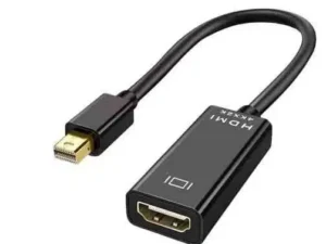 Expand your device's connectivity with a Mini DisplayPort (mDP) adapter. Convert mDP to HDMI, VGA, DVI,DisplayPort, supporting various resolutions up to 4K.